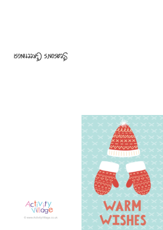 Warm Wishes Christmas Card