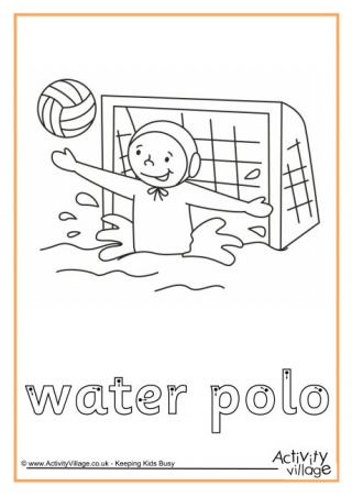 Water Polo Finger Tracing