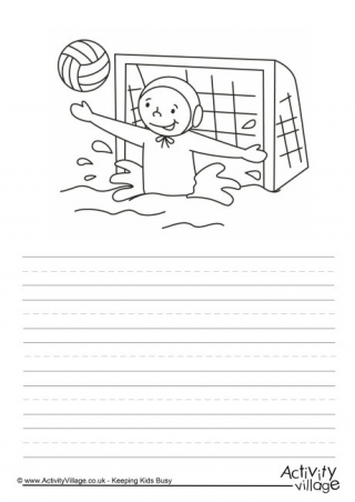 Water Polo Story Paper