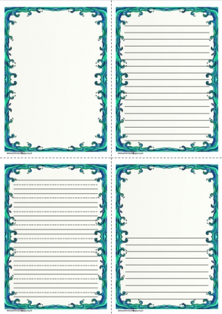 Waves Writing Frame