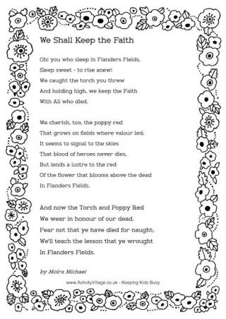 We Shall Keep the Faith