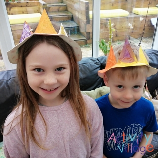 Paper Plate Crown Craft