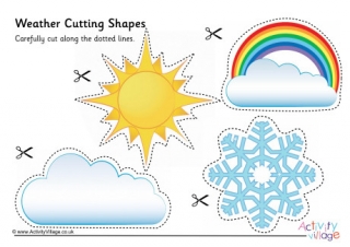 Weather Cutting Shapes 2