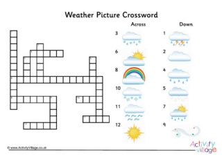 Weather Picture Crossword