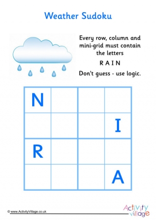 Weather Sudoku - Easy