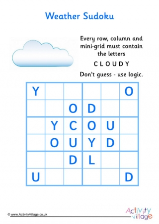 Weather Sudoku - Medium