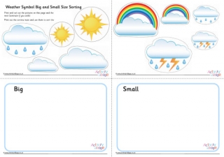 Weather Big and Small Size Sorting