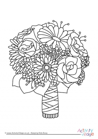 9000 Flower Bunch Coloring Pages For Free 9000 Flower Bunch Coloring Pages For Free