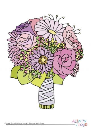 Wedding Bouquet Poster