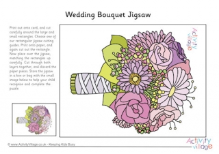 Wedding Bouquet Jigsaw
