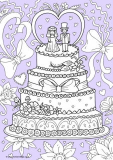 weddings wedding colouring sheets