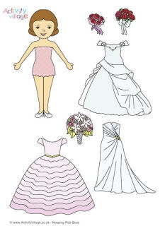 Wedding Paper Dolls