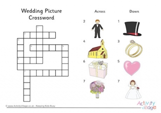 Wedding Picture Crossword