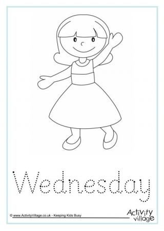 Wednesday Word Tracing
