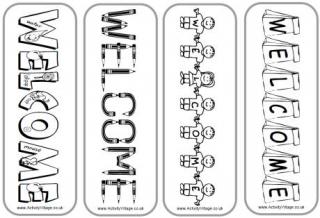 Welcome Bookmarks to Colour