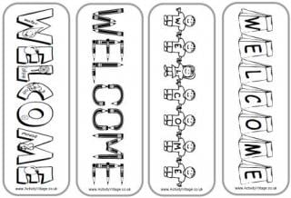 Welcome Bookmarks to Colour