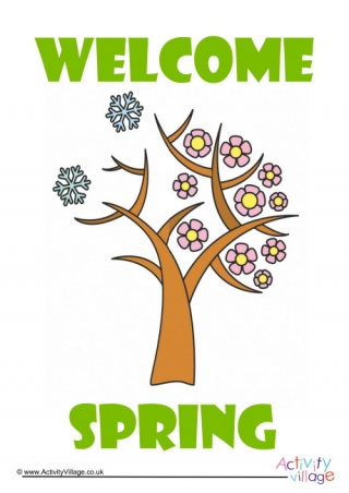 Welcome Spring Poster