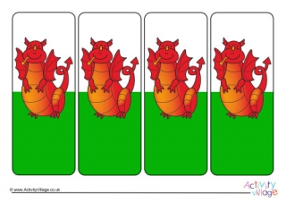 Welsh Dragon Bookmarks