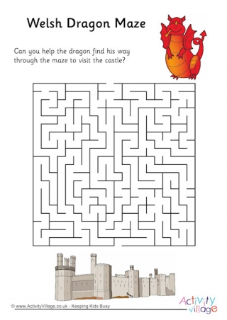 Welsh Dragon Maze