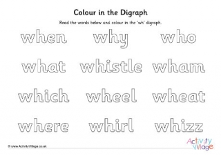 Wh Digraph Colour In