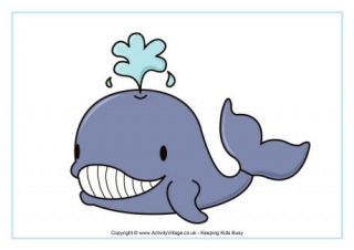 Whale Poster