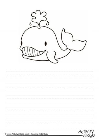 Whale Story Paper
