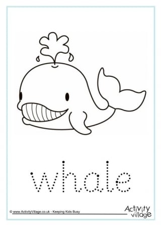 Whale Word Tracing