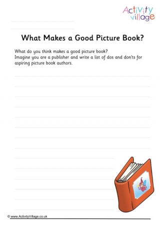 What Makes a Good Picture Book Worksheet