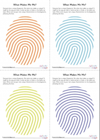 What Makes Me Me Fingerprint