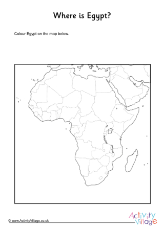 Where is Egypt Worksheet