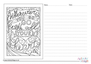 Wherever You Go Story Paper