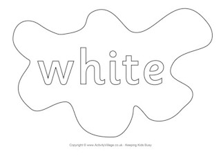White Activities for Kids