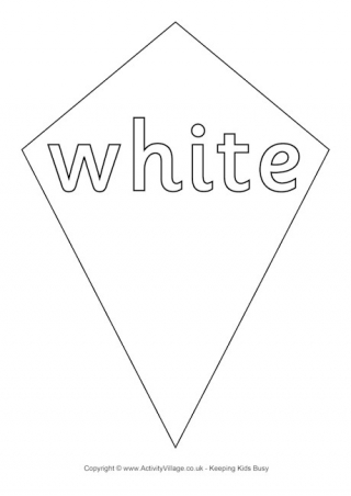 White Kite Poster