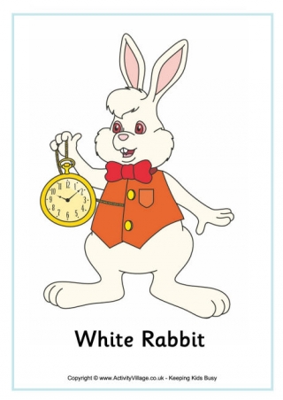 White Rabbit Poster 