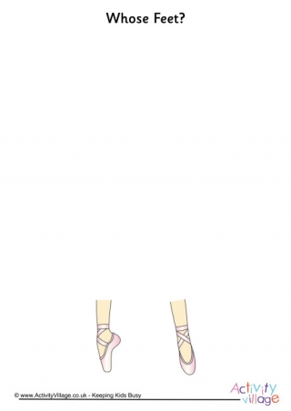 Whose Feet Ballerina