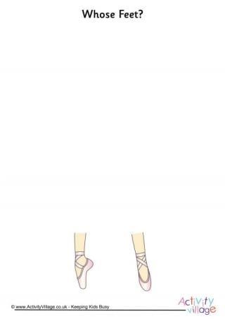 Whose Feet Ballerina