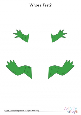 Whose Feet Crocodile