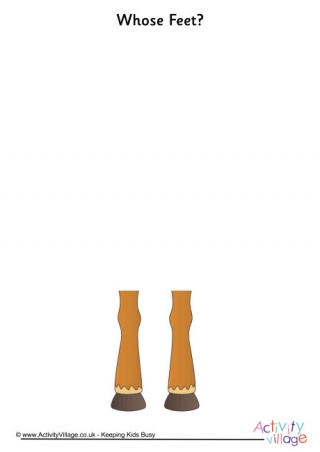 Whose Feet Reindeer