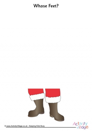 Whose Feet Santa Claus