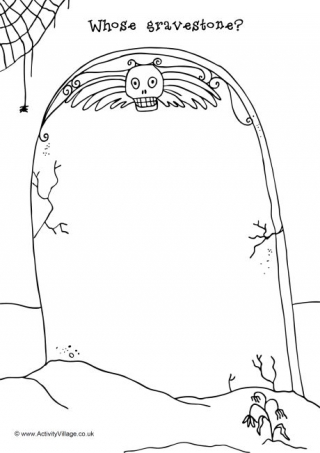 Whose Gravestone Doodle Page