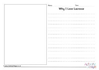 Why I Love Lacrosse Writing Prompt