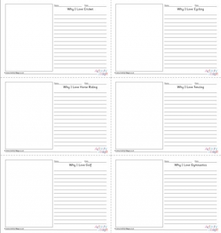 Why I Love Sports Writing Prompts