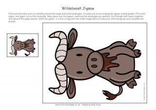 Wildebeest Jigsaw