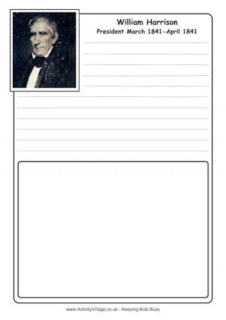 William Harrison Notebooking Page