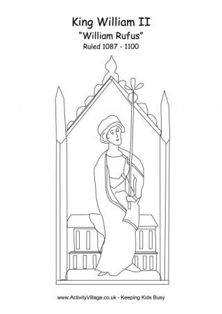 William II Colouring Page