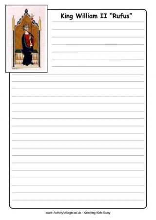 William II Notebooking Page