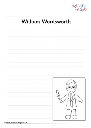 William Wordsworth Writing Page