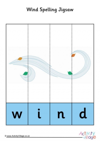 Wind Spelling Jigsaw