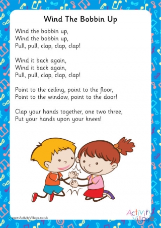Wind The Bobbin Up Song Lyrics Printable