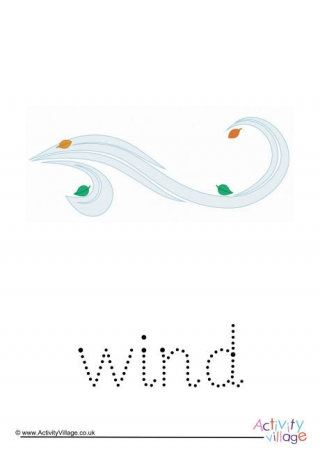 Wind word tracing